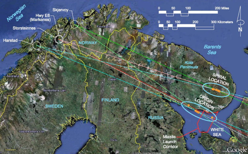 HAARP – Norway torsion map Spell