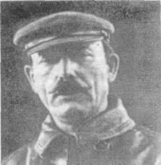 A typical Communist murderer, Mikhail Borodin (Jakob Grusenberg)