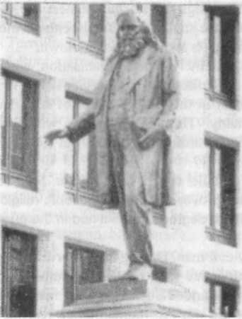 Albert Pike monument in Judiciary Square in central Washington D.C.